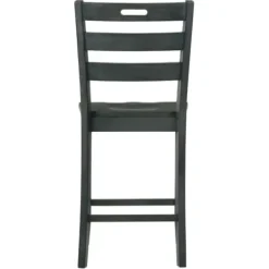 Bar Stools & Counter Height Stools-Kirkland's Home Dark Ladder Counter Stools, Set Of 2 Gray