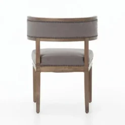 Dining Chairs-Kirkland's Home Dark Moon Canvas Upholstered Dining Chair Gray