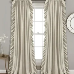 Curtains & Drapes-Kirkland's Home Dark Prima Velvet Curtain Panel Set, 108 In. Gray