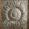 Wall Plaques-Kirkland's Home Dark Silver Metal Sunburst Wood Frame Wall Plaque Gray
