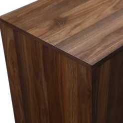 Console Tables-Kirkland's Home Dark Walnut Mid-Century Console Table Brown