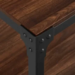 Accent & End Tables-Kirkland's Home Dark Walnut 2-Tier Accent Tables, Set Of 2 Brown