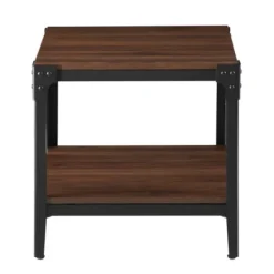 Accent & End Tables-Kirkland's Home Dark Walnut 2-Tier Accent Tables, Set Of 2 Brown