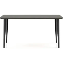 Dining Tables-Kirkland's Home Dark Wood And Metal Dining Table Gray