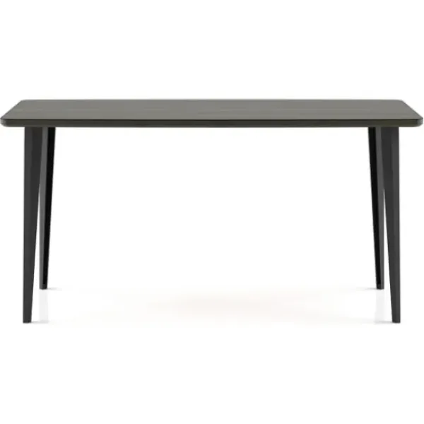 Dining Tables-Kirkland's Home Dark Wood And Metal Dining Table Gray