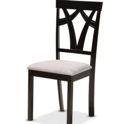 Dining Tables-Kirkland's Home Dark Wooden Splayed Base 5-Pc. Dining Set