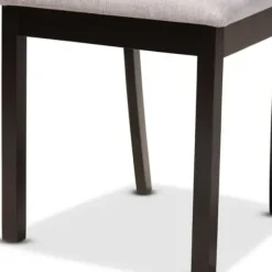 Dining Tables-Kirkland's Home Dark Wooden Splayed Base 5-Pc. Dining Set
