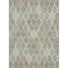Outdoor Rugs-Kirkland's Home Davon Blue Geometric Striped Outdoor Rug, 5X8 Blue/Gray