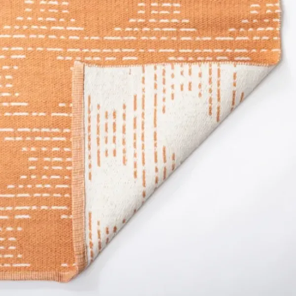 Outdoor Rugs-Kirkland's Home Davon Geometric Striped Outdoor Rug, 8X10 Tan