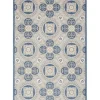 Outdoor Rugs-Kirkland's Home Davon Gray Geometric Striped Outdoor Rug, 5X8 Gray/White