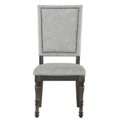 Dining Chairs-Kirkland's Home Dawson Upholstered Dining Chairs, Set Of 2 Gray