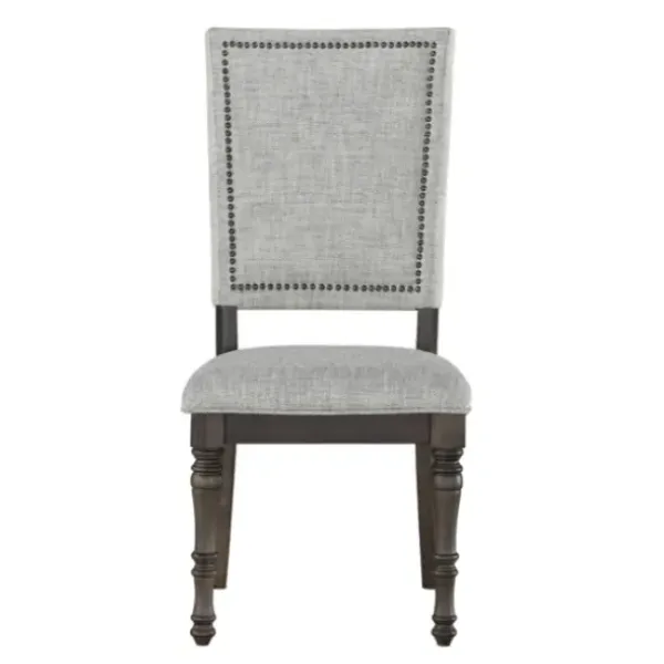 Dining Chairs-Kirkland's Home Dawson Upholstered Dining Chairs, Set Of 2 Gray