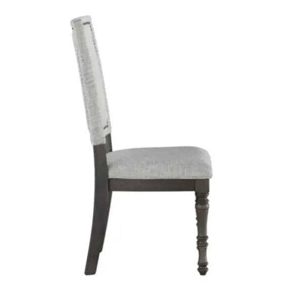 Dining Chairs-Kirkland's Home Dawson Upholstered Dining Chairs, Set Of 2 Gray