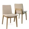 Dining Chairs-Kirkland's Home Dawson Upholstered Dining Chair, Set Of 2 Gray