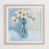 Framed Art-Kirkland's Home December Narcissus Framed Art Print Blue/White