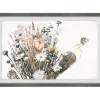 Framed Art-Kirkland's Home Deckled Flowering Bundle Framed Art Print White/Pink/Black