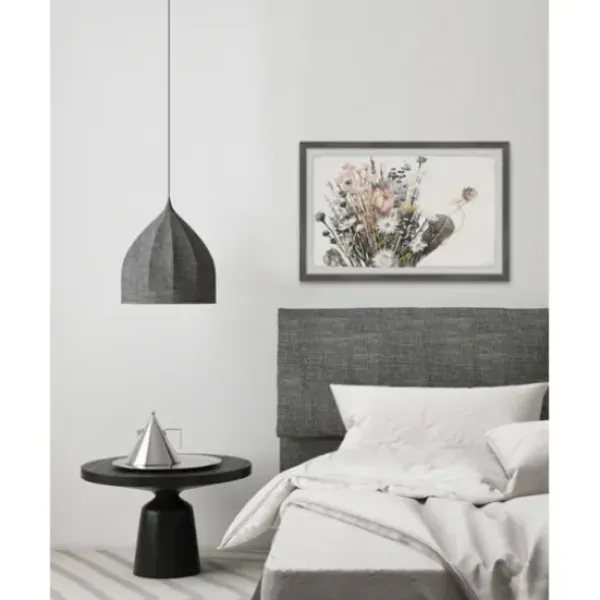 Framed Art-Kirkland's Home Deckled Flowering Bundle Framed Art Print White/Pink/Black