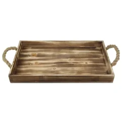 Decorative Trays-Kirkland's Home Decorative Glass Mirrored Tray Gold
