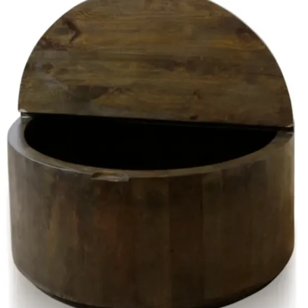 Coffee Tables-Kirkland's Home Deep Espresso Wood Hinged Storage Coffee Table Brown