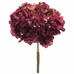 Stems & Bouquets-Kirkland's Home Deep Hydrangea Stems, Set Of 6 Red
