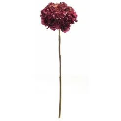 Stems & Bouquets-Kirkland's Home Deep Hydrangea Stems, Set Of 6 Red