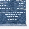Outdoor Rugs-Kirkland's Home Denim And Gray Zig Zag Outdoor Area Rug, 5X7 Blue/Gray