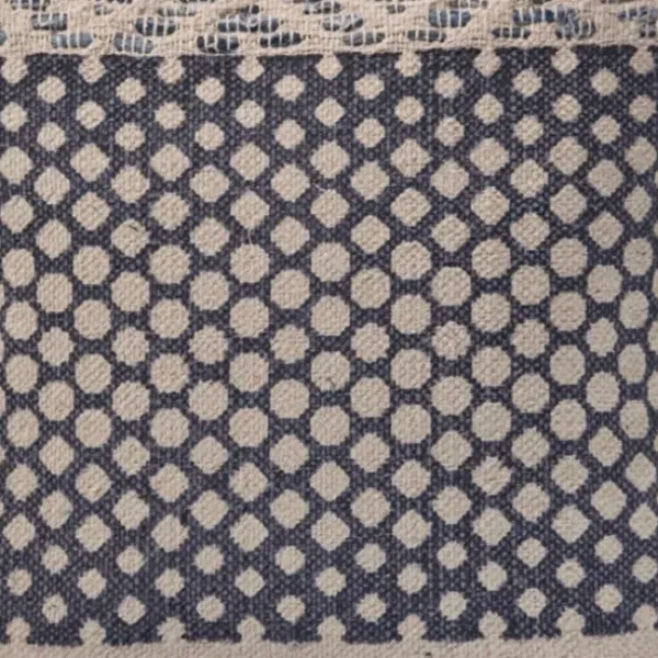 Pillows-Kirkland's Home Denim Dotted Accent Pillow Blue