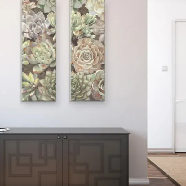 Canvas Art-Kirkland's Home Desert Garden I And Ii Canvas Art Prints, Set Of 2 Green