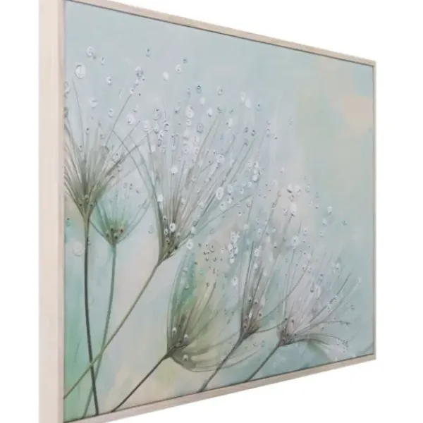 Framed Art-Kirkland's Home Dewdrop Colors Framed Art Print White/Blue/Green/Black