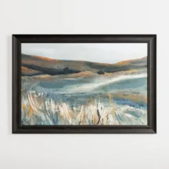 Canvas Art-Kirkland's Home Dewy Plains Framed Canvas Art Print Blue