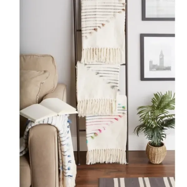 Blankets & Throws-Kirkland's Home Diamond Cut Throw Brown