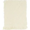 Blankets & Throws-Kirkland's Home Diamond Pattern Throw Blanket Ivory