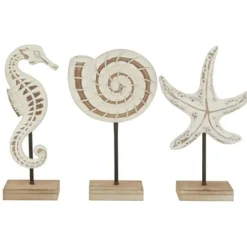 Statues & Figurines-Kirkland's Home Diamond Textured Pumpkin Harvest Figurine White/Brown