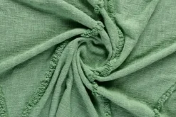 Blankets & Throws-Kirkland's Home Diamond Tufted Cotton Throw Green