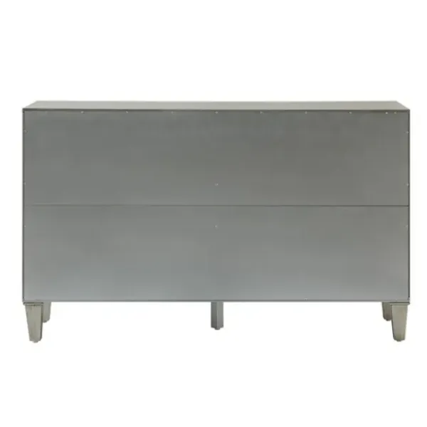 Cabinets & Sideboards-Kirkland's Home Dietrich Wood 4-Door Sideboard Gray
