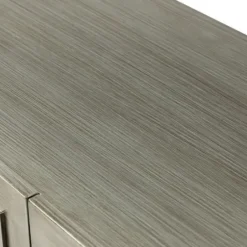 Cabinets & Sideboards-Kirkland's Home Dietrich Wood 4-Door Sideboard Gray