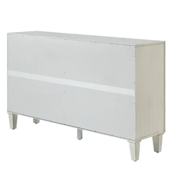 Cabinets & Sideboards-Kirkland's Home Dietrich Wood 4-Door Sideboard White