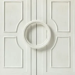 Cabinets & Sideboards-Kirkland's Home Dietrich Wood 4-Door Sideboard White