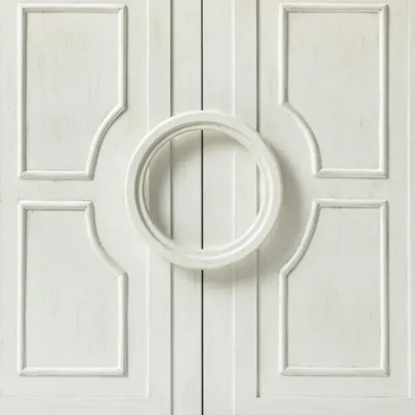 Cabinets & Sideboards-Kirkland's Home Dietrich Wood 4-Door Sideboard White