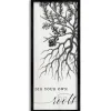 Wall Quotes & Signs-Kirkland's Home Dig Your Own Roots Wall Plaque Black/White