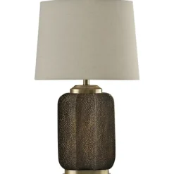 Table Lamps-Kirkland's Home Dimpled Strausburg Table Lamp Tan