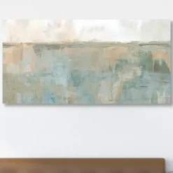 Canvas Art-Kirkland's Home Distant Field Giclee Canvas Art Print Green