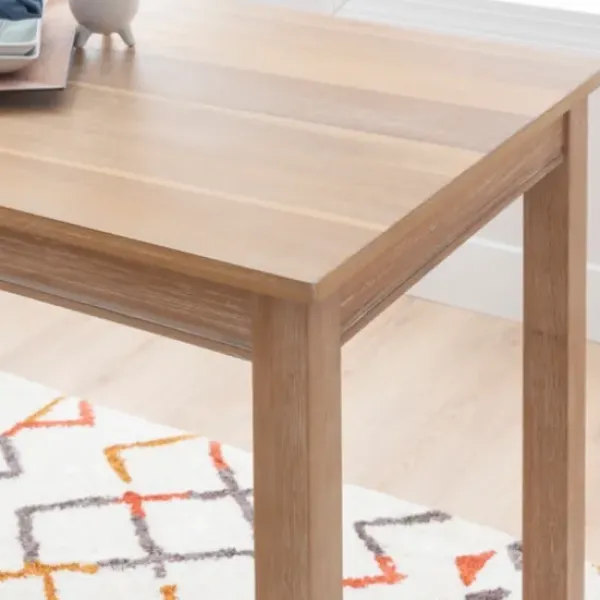 Dining Tables-Kirkland's Home Distressed Acacia Brown Wood Bar Table Tan