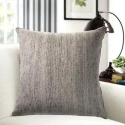 Pillows-Kirkland's Home Distressed Accent Pillow Gray