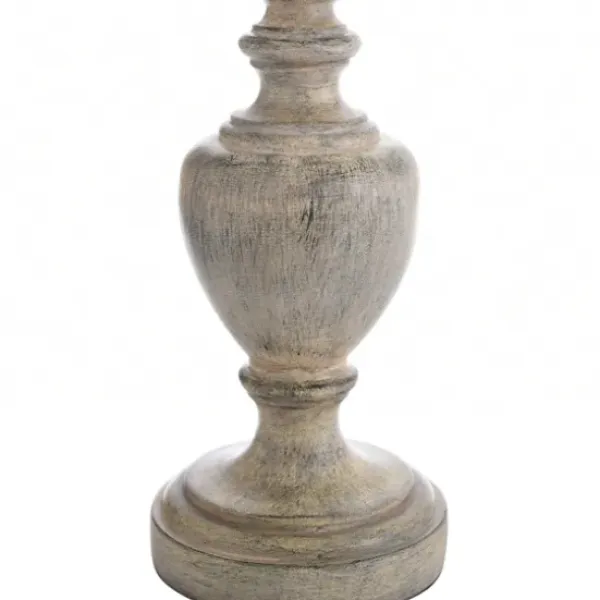 Table Lamps-Kirkland's Home Distressed And Cream Table Lamp Gray