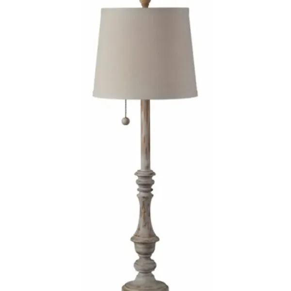 Buffet Lamps-Kirkland's Home Distressed And Gold Buffet Lamps, Set Of 2 Gray