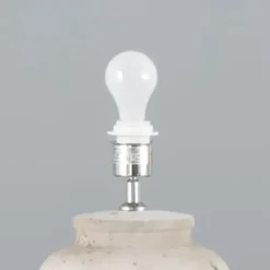 Table Lamps-Kirkland's Home Distressed Ceramic Table Lamp White