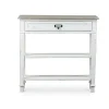 Console Tables-Kirkland's Home Distressed 1-Drawer Console Table White