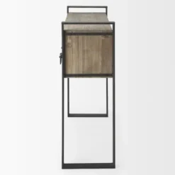 Console Tables-Kirkland's Home Distressed Farmhouse 3-Drawer Console Table