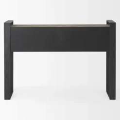 Console Tables-Kirkland's Home Distressed Farmhouse 3-Drawer Console Table